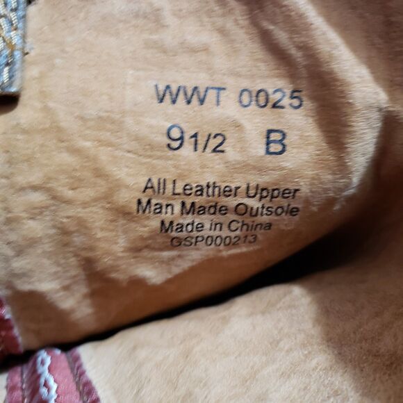 Twisted X Sz 9.5 B  Women's Western Cowgirl Leather Boots - Picture 9 of 10